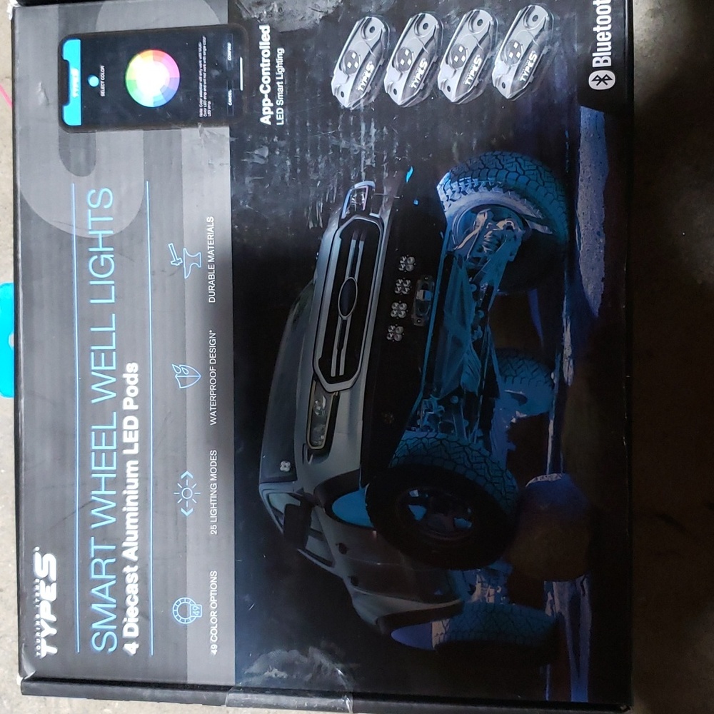 Type s smart wheel well lights